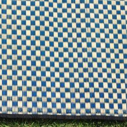 KHEMA : damier indigo